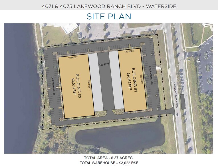 4065 Lakewood Ranch Blvd, Lakewood Ranch, FL à louer - Plan de site – Image 3 sur 3