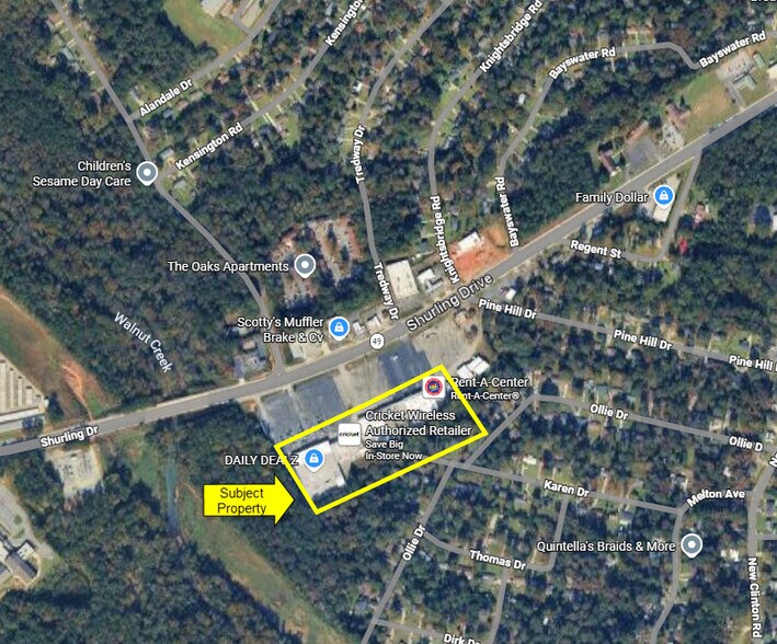 1755-1767 Shurling Dr, Macon-Bibb, GA à louer - Aérien – Image 3 sur 4