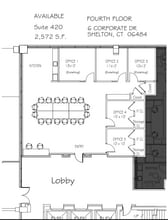 6 Corporate Dr, Shelton, CT à louer Plan d’étage– Image 1 sur 1