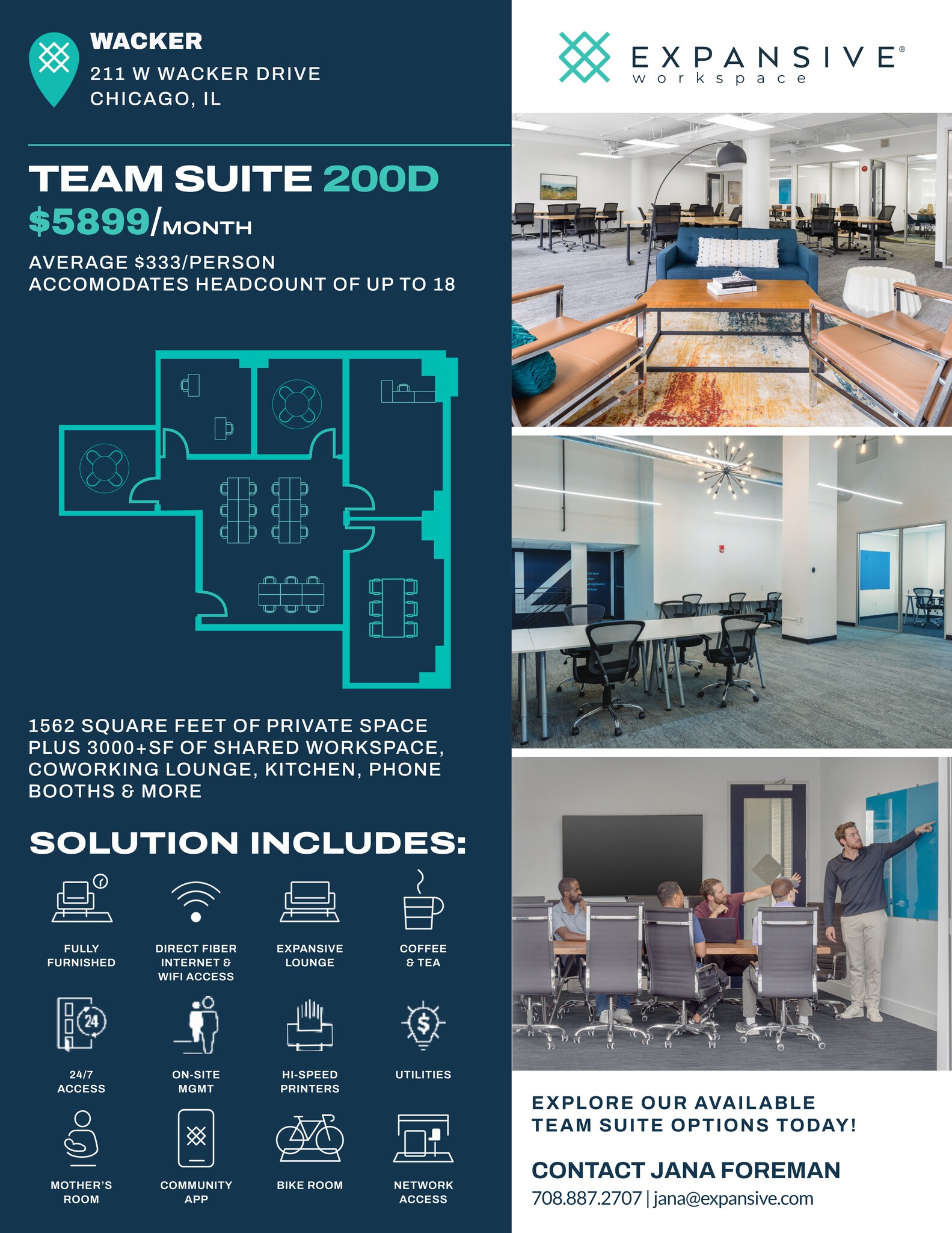 211 W Wacker Dr, Chicago, IL à louer Plan de site– Image 1 sur 1