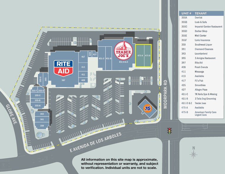 475 E Avenida de los Arboles, Thousand Oaks, CA à vendre - Plan de site – Image 3 sur 11