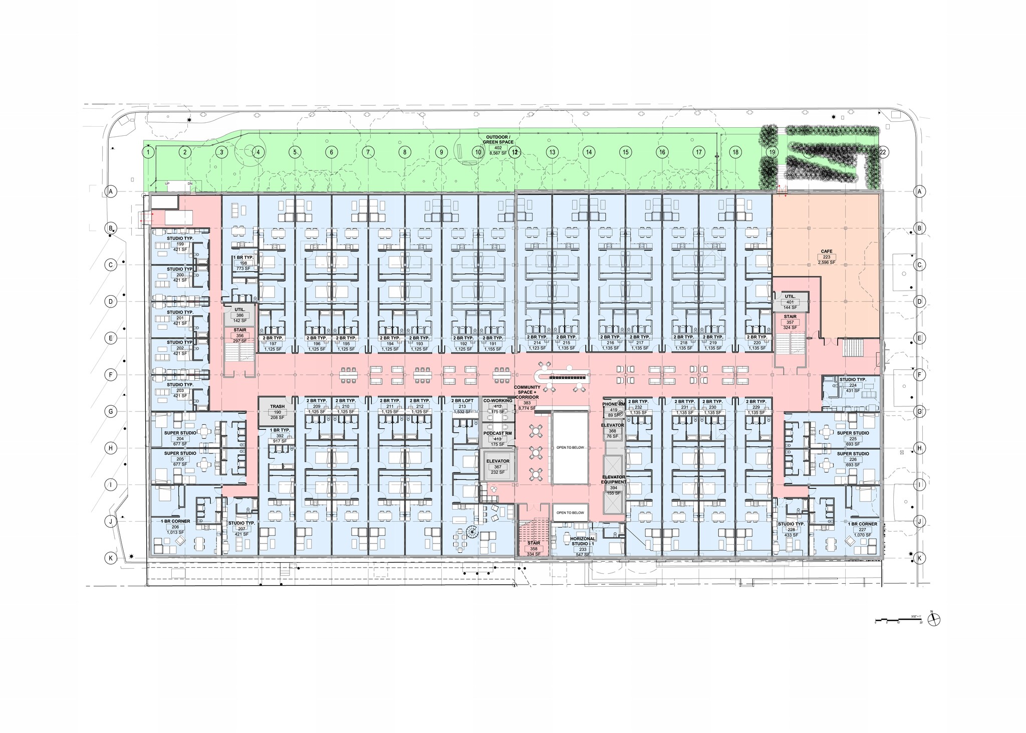 1800 3rd St, Sacramento, CA à louer Plan de site– Image 1 sur 2