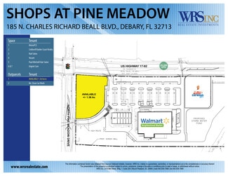 Plus de détails pour 185 N Charles Richard Beall Blvd, DeBary, FL - Terrain à vendre