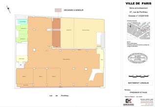 47 Rue De Ponthieu, Paris à louer Plan d’étage– Image 1 sur 2