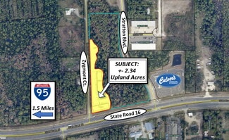 Plus de détails pour Zygmont Ct and State Road 16, Saint Augustine, FL - Terrain à vendre