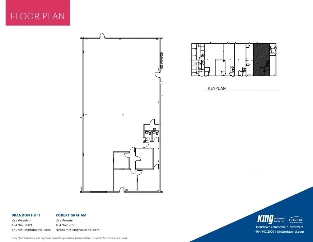 1830 Airport Industrial Park Dr, Marietta, GA à louer Plan d’étage– Image 1 sur 1