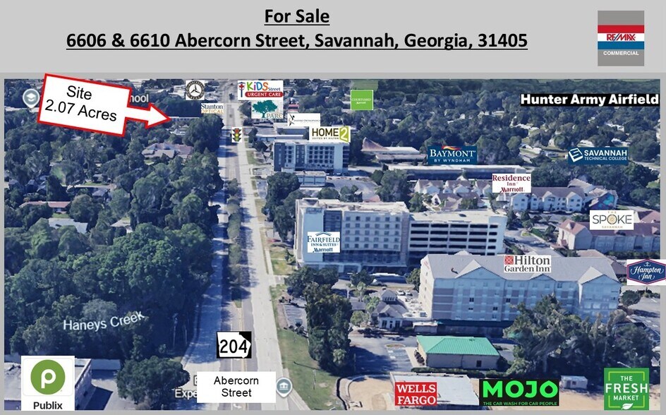6606 Abercorn St, Savannah, GA à vendre - Photo de l’immeuble – Image 1 sur 8