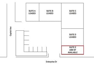 6101 Enterprise Dr, Diamond Springs, CA à louer Plan d’étage– Image 1 sur 1