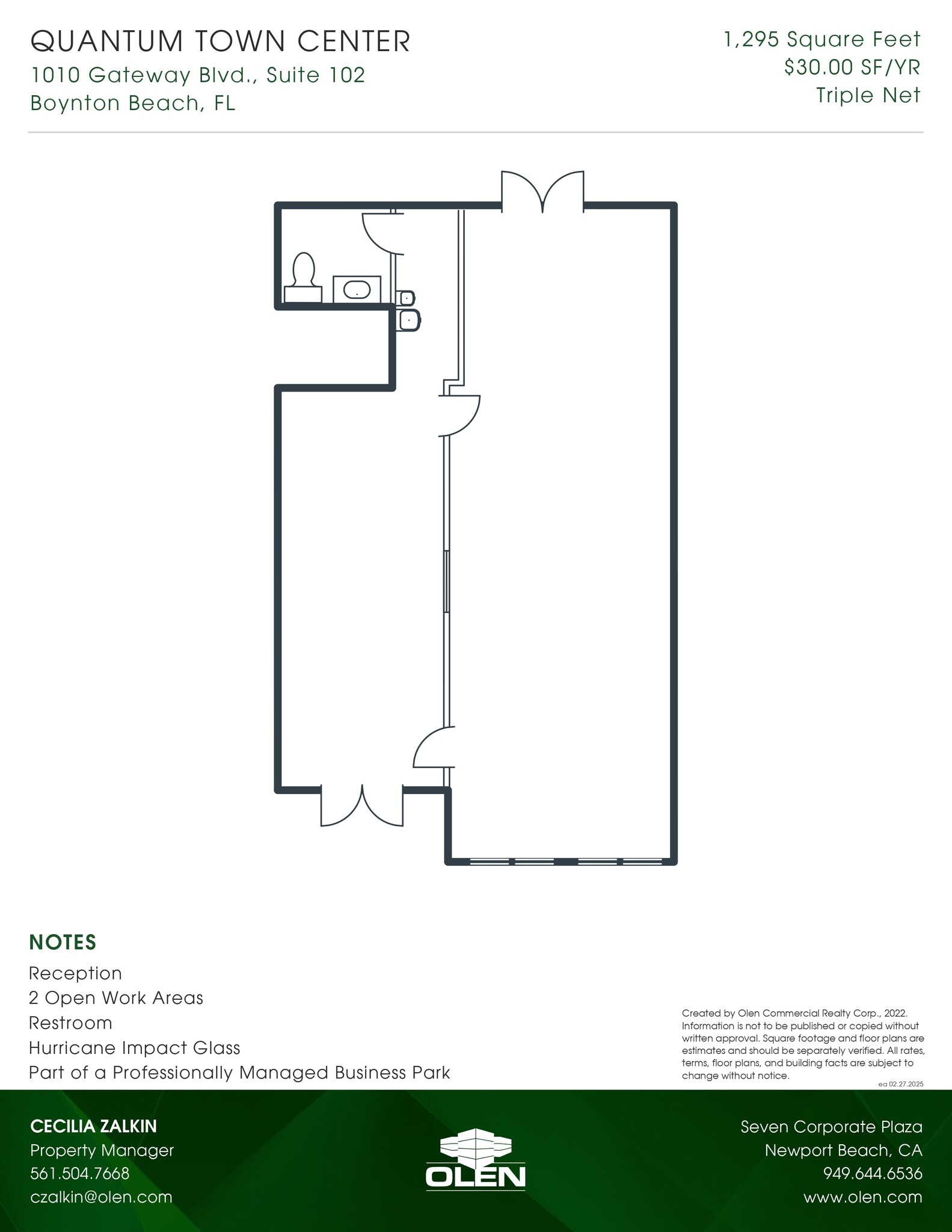 1000-1090 Gateway Blvd, Boynton Beach, FL à louer Photo intérieure– Image 1 sur 1