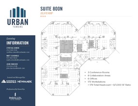 222 W Las Colinas Blvd, Irving, TX à louer Plan d’étage– Image 2 sur 3