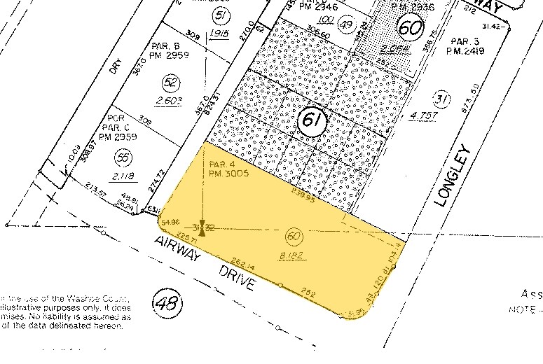 3555 Airway Dr, Reno, NV à louer - Plan cadastral – Image 3 sur 3