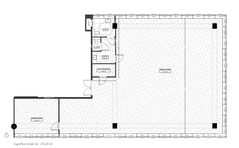 Bureau dans Rennes à louer - Plan d’étage – Image 2 sur 2