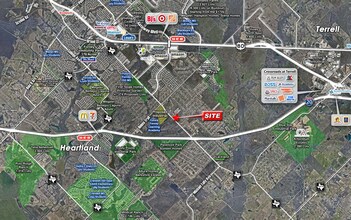 FM 1641, Forney, TX - Vue aérienne vue de carte