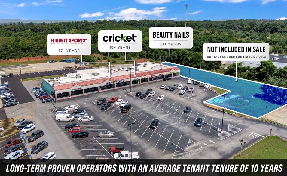 216-222 Haynes St, Talladega, AL à vendre - Aérien – Image 2 sur 5