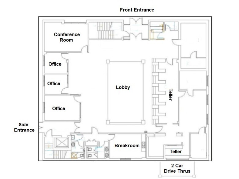 1500-1506 W Dewitt Henry Dr, Beebe, AR à louer - Plan d’étage – Image 2 sur 4