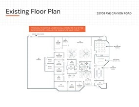 25709 Rye Canyon Rd, Valencia, CA à louer Plan d’étage– Image 2 sur 8