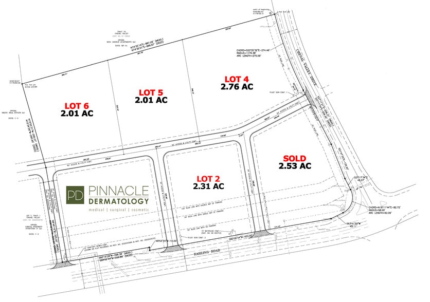 Rahling Road and Chenal Valley Drive, Little Rock, AR à vendre - Plan cadastral – Image 2 sur 4