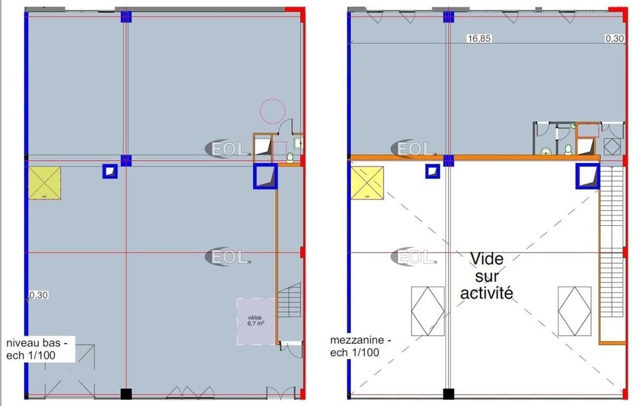 Local d’activités dans Gonesse à louer - Plan d’étage – Image 3 sur 6