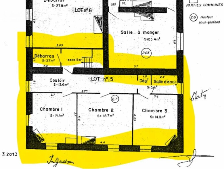 Local d'activités dans Salles à vendre - Plan d’étage – Image 2 sur 3