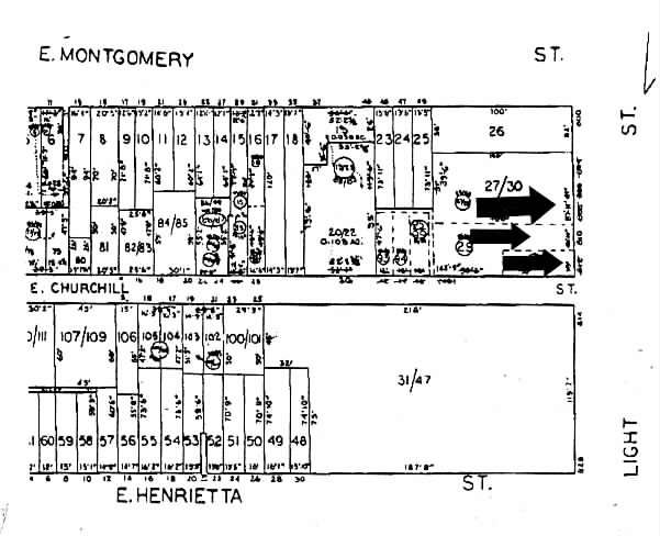 814 Light St, Baltimore, MD à vendre - Plan cadastral – Image 2 sur 4