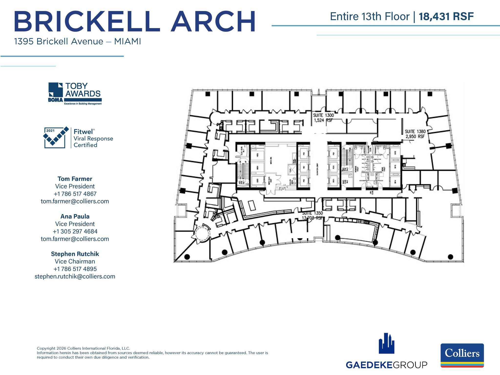 1395 Brickell Ave, Miami, FL à louer Photo intérieure– Image 1 sur 1