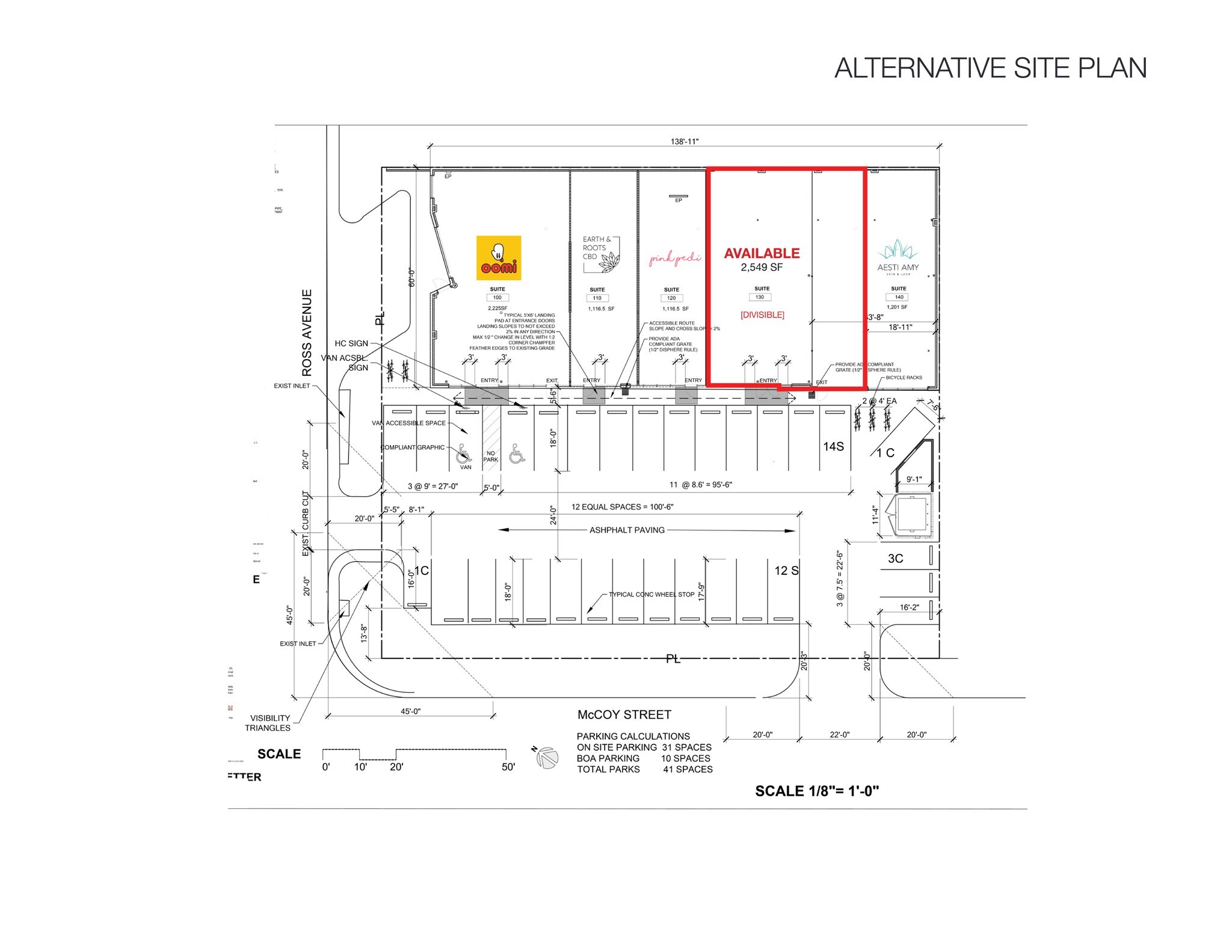 3510 Ross Ave, Dallas, TX à louer Plan de site– Image 1 sur 5