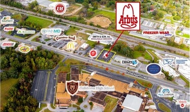 932 N Jackson St, Tullahoma, TN - VUE AÉRIENNE  vue de carte