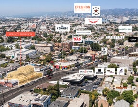 3814-3824 W Sunset Blvd, Los Angeles, CA - Vue aérienne vue de carte