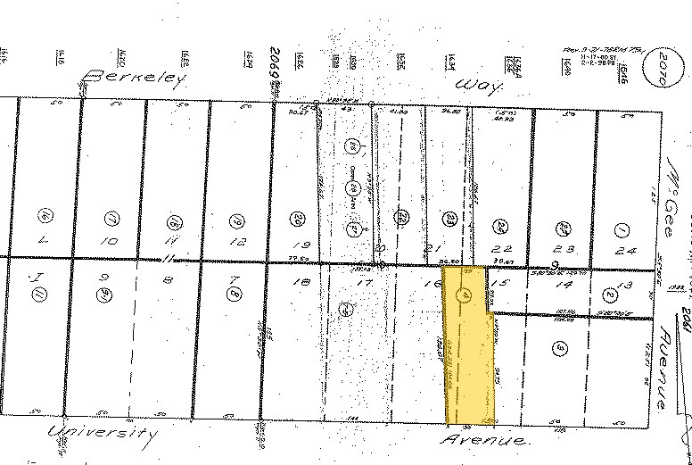 1633 University Ave, Berkeley, CA à vendre - Plan cadastral – Image 2 sur 34