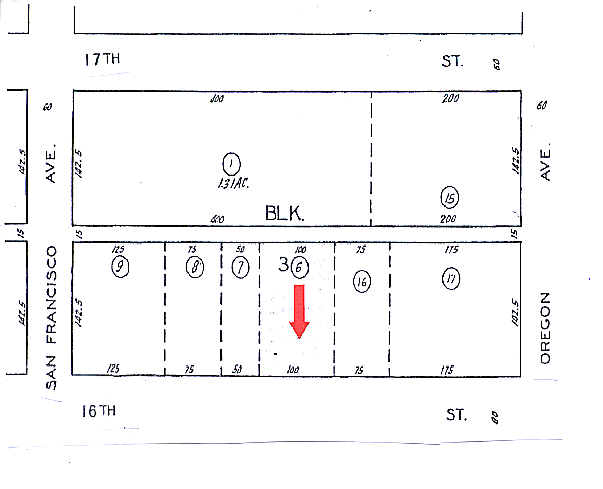 711 W 16th St, Long Beach, CA à vendre - Plan cadastral – Image 2 sur 3