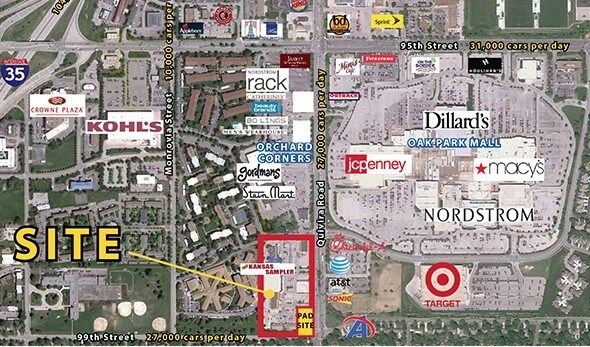 9876 Quivira Rd, Lenexa, KS à louer - Photo principale – Image 1 sur 2