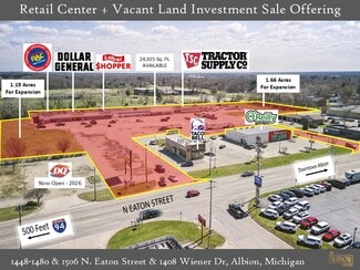 Plus de détails pour Albion Plaza – à vendre, Albion, MI