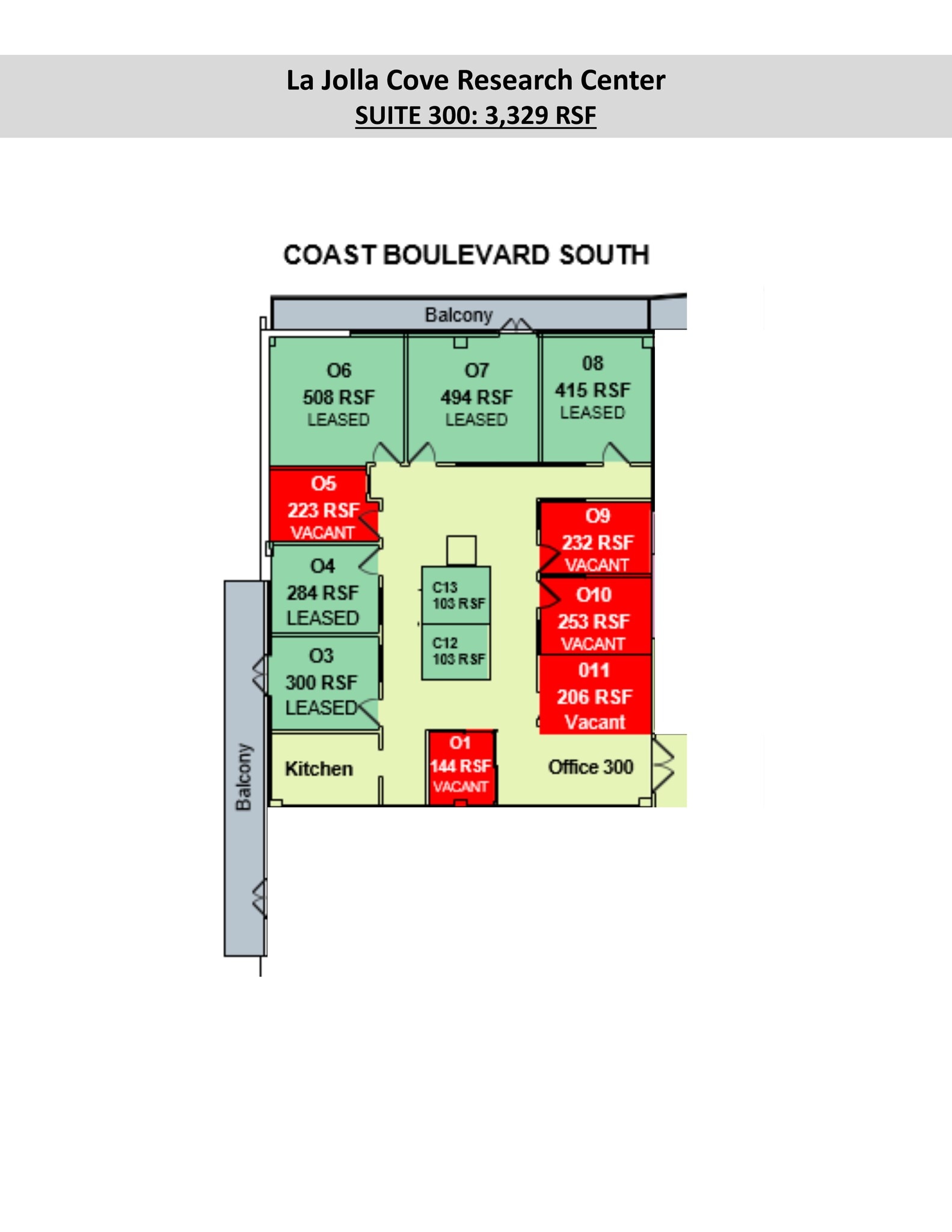 505 Coast Blvd S, La Jolla, CA à louer Plan de site– Image 1 sur 1