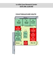 505 Coast Blvd S, La Jolla, CA à louer Plan de site– Image 1 sur 1
