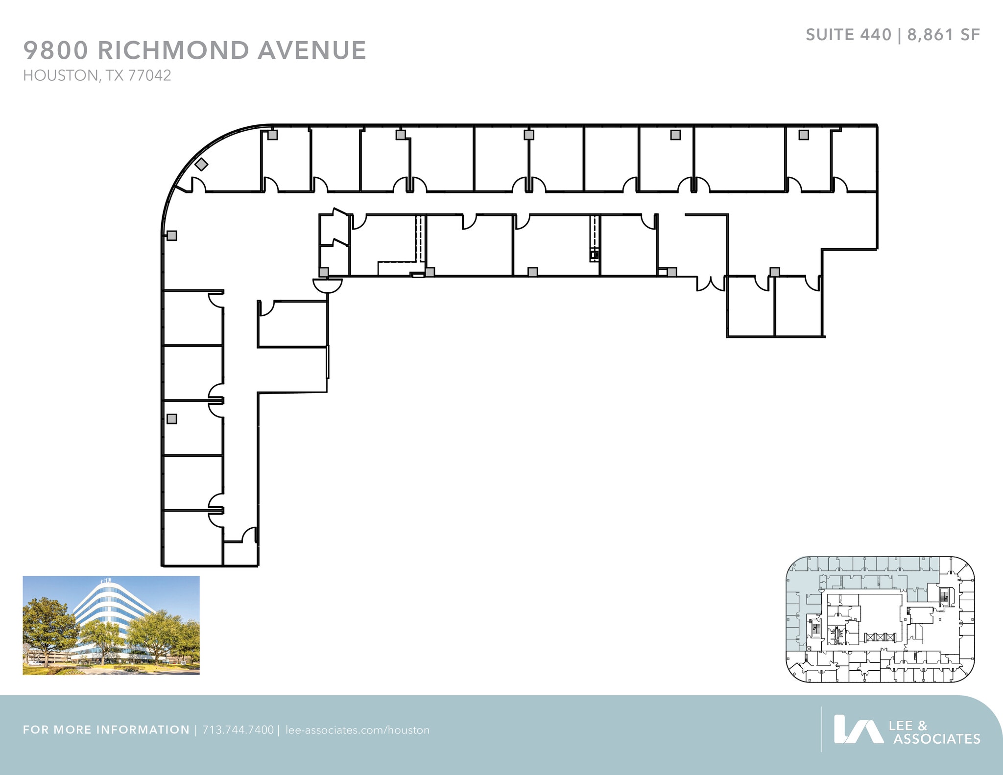 9800 Richmond Ave, Houston, TX à louer Plan d’étage– Image 1 sur 1