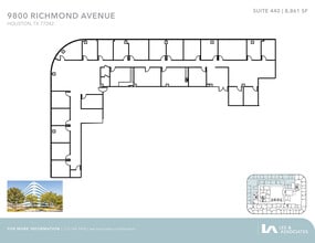 9800 Richmond Ave, Houston, TX à louer Plan d’étage– Image 1 sur 1