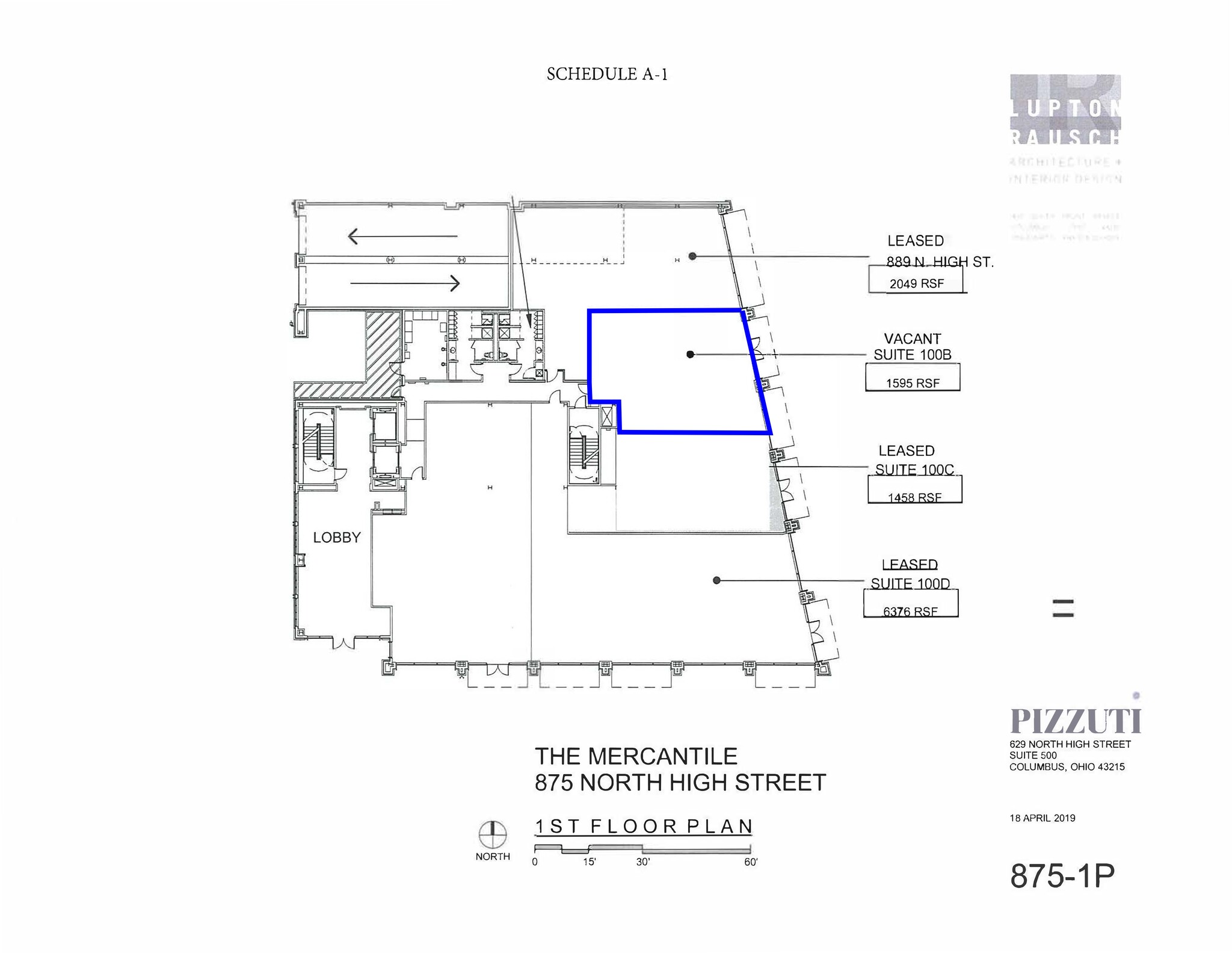 873-875 N High St, Columbus, OH à louer Plan de site– Image 1 sur 1