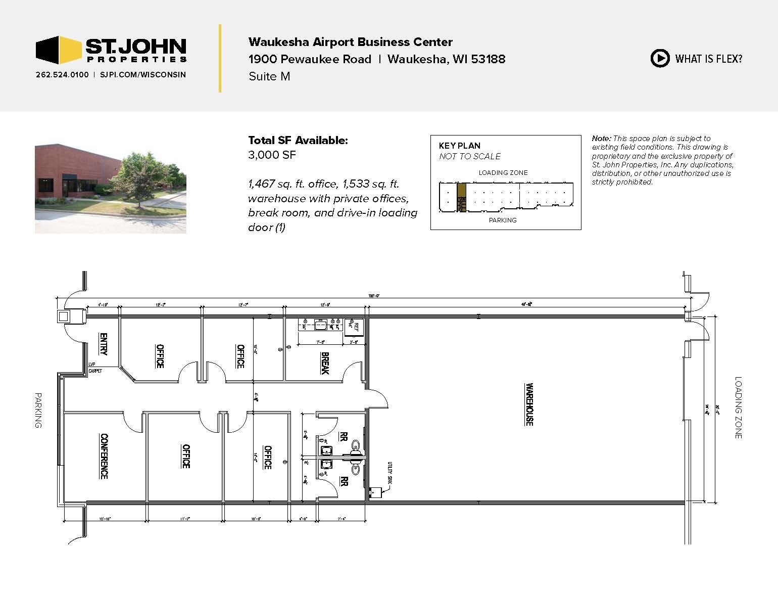 2000 Pewaukee Rd, Waukesha, WI à louer Plan d’étage– Image 1 sur 2