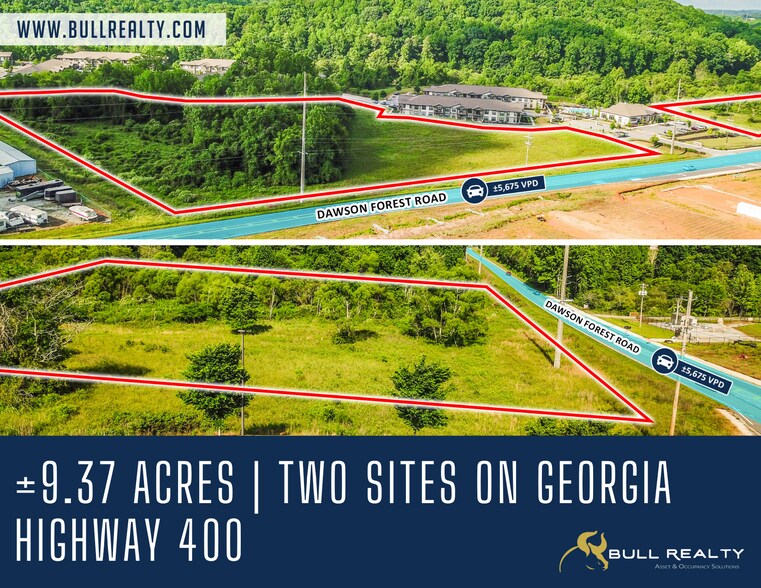 Corner of Dawson Forest Rd & Parker Forest Rd, Dawsonville, GA à vendre - Photo principale – Image 1 sur 7