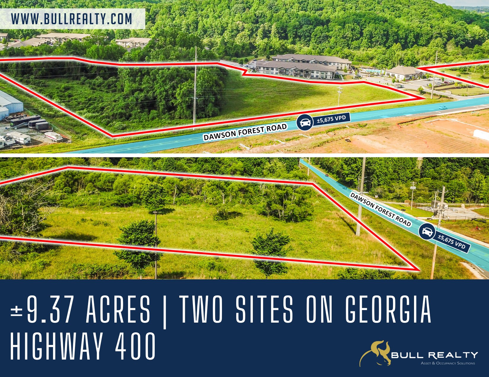 Corner of Dawson Forest Rd & Parker Forest Rd, Dawsonville, GA à vendre Photo principale– Image 1 sur 8