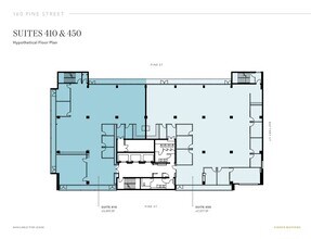 160 Pine St, San Francisco, CA à louer Plan d’étage– Image 2 sur 2