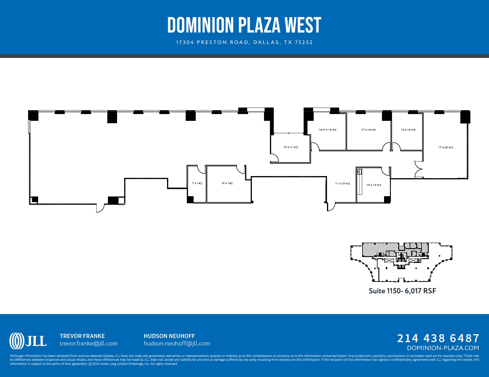 17304 Preston Rd, Dallas, TX à louer Plan d’étage– Image 1 sur 2