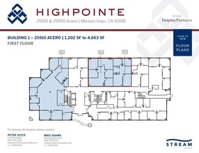 25950 Acero, Mission Viejo, CA à louer Plan d’étage– Image 1 sur 1