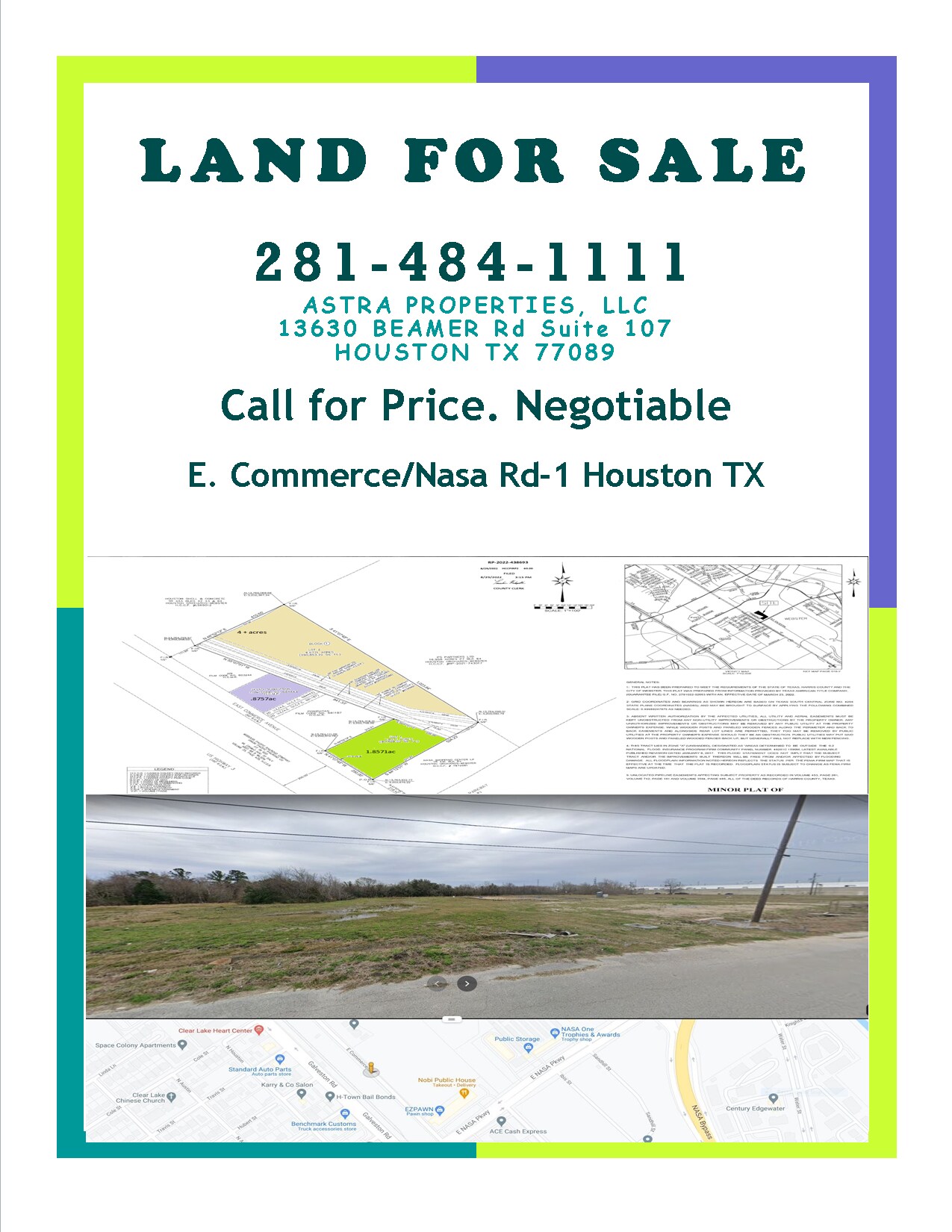 E Commerce & Nasa Pkwy, Webster, TX à vendre Photo de l’immeuble– Image 1 sur 5