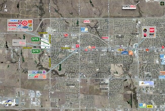 NWQ of NW Cache Rd & NW 82nd St, Lawton, OK - VUE AÉRIENNE  vue de carte
