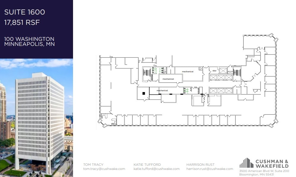 100 Washington Ave S, Minneapolis, MN à louer Plan d’étage– Image 1 sur 1