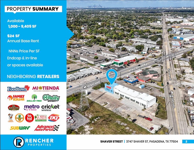 3747 Shaver St, Pasadena, TX à louer - Photo de l’immeuble – Image 2 sur 4