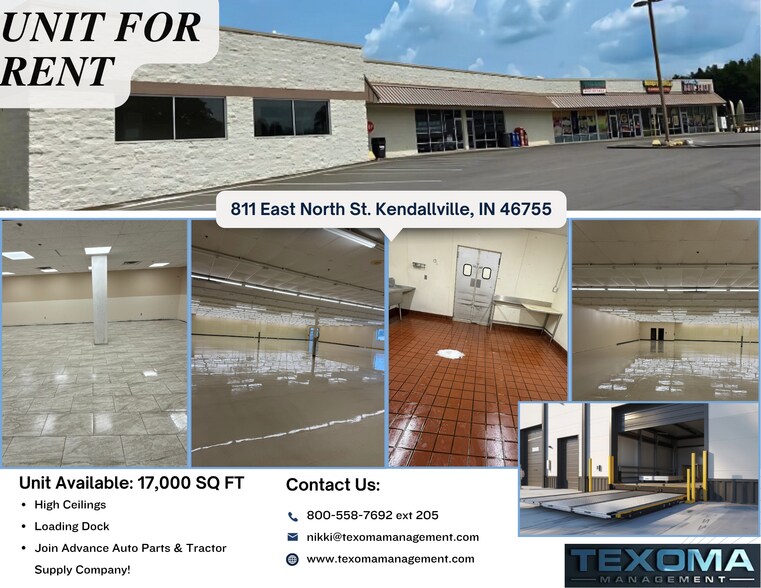 835 E North St, Kendallville, IN à louer - Photo de l’immeuble – Image 1 sur 11
