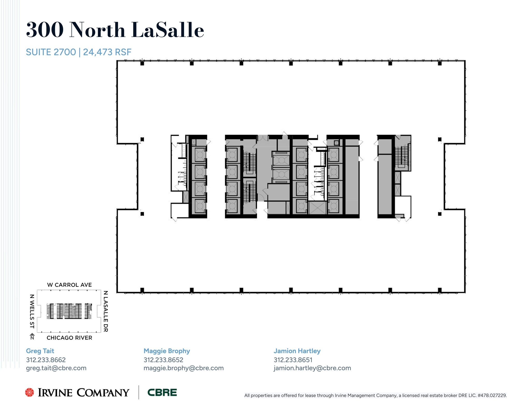 300 N LaSalle St, Chicago, IL à louer Plan de site– Image 1 sur 2
