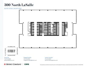 300 N LaSalle St, Chicago, IL à louer Plan de site– Image 1 sur 2